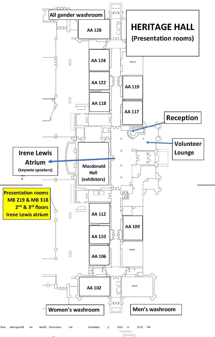 Heritage Hall full map